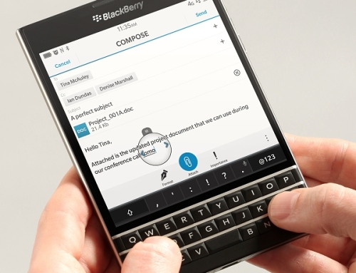 Poznajemy się z BlackBerry Passport – klawiatura.