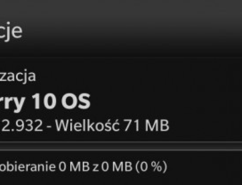 Aktualizacja systemu BlackBerry 10.2.2.932